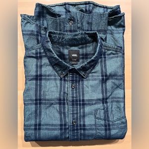 Vans textured casual button down shirt. Size XL.